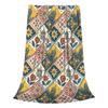Intricate Slavic Folk Art Seamless Pattern with Floral and Architectural Motifs. Blankets Blanket for Couch Bedding Outdoor