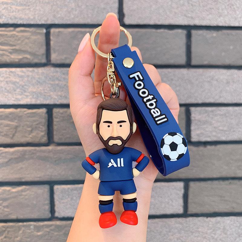 Star Keychain Pendant Argentina Jersey Football Keychain Football World Cup Pendant Small Gift