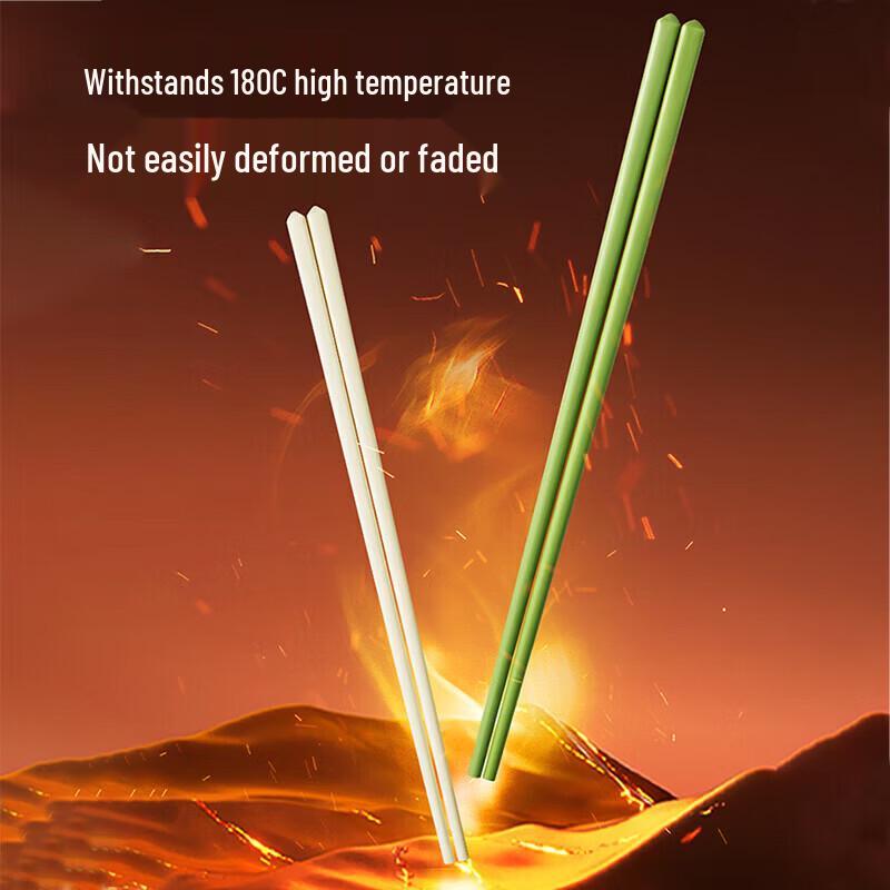 COOKER KING Cream Style Ceramic Chopsticks