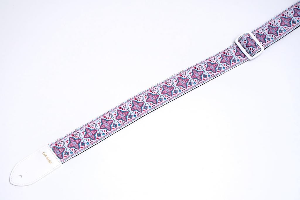 GIB Straps Straps Available in Various x 5cm BASIC/Colorly (BLUE × RED) Guitar/Bass Colors, 89-153cm