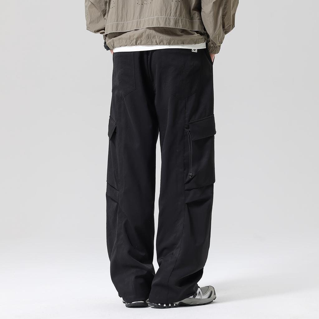 Workwear Outdoor Sports Multi Bag Straight Tube Hanging Thin Men's Casual Pants