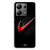 Case For Xiaomi Redmi Note 13 4G Red Nike Logo Black Background Maniacase