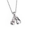 European & American Trend Men's Titanium Steel Boxing Gloves Pendant Necklace