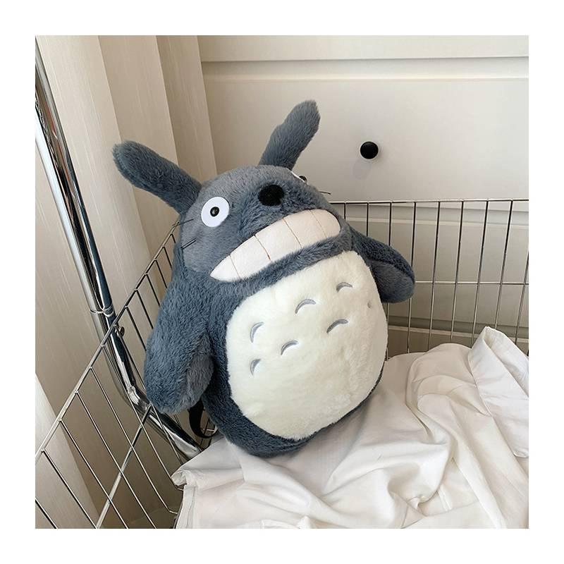 Cute Plush Cartoon Backpack For Girls, Large Size With Lovely Double-shoulder Dragon Cat Design