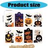 80Pcs Festival Hanging Label Set with String Light Weight Hanging Signs for Candy Cookie Goodie Bags Wrapping Hanging