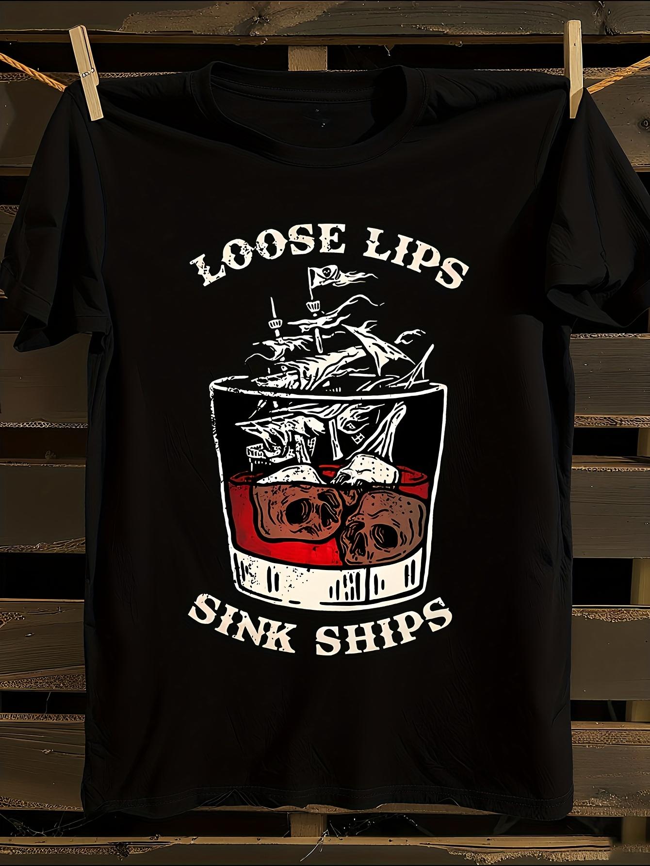 Nautical Pirate Graphic T-shirt S