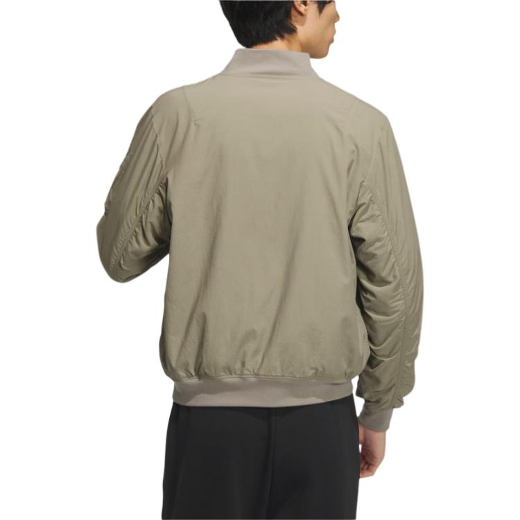 adidas Bomber bunda Ap Pilot Sportovní Ležérní Bunda s Dlouhým Rukávem Pánská Bunda Hnědá JP4646
