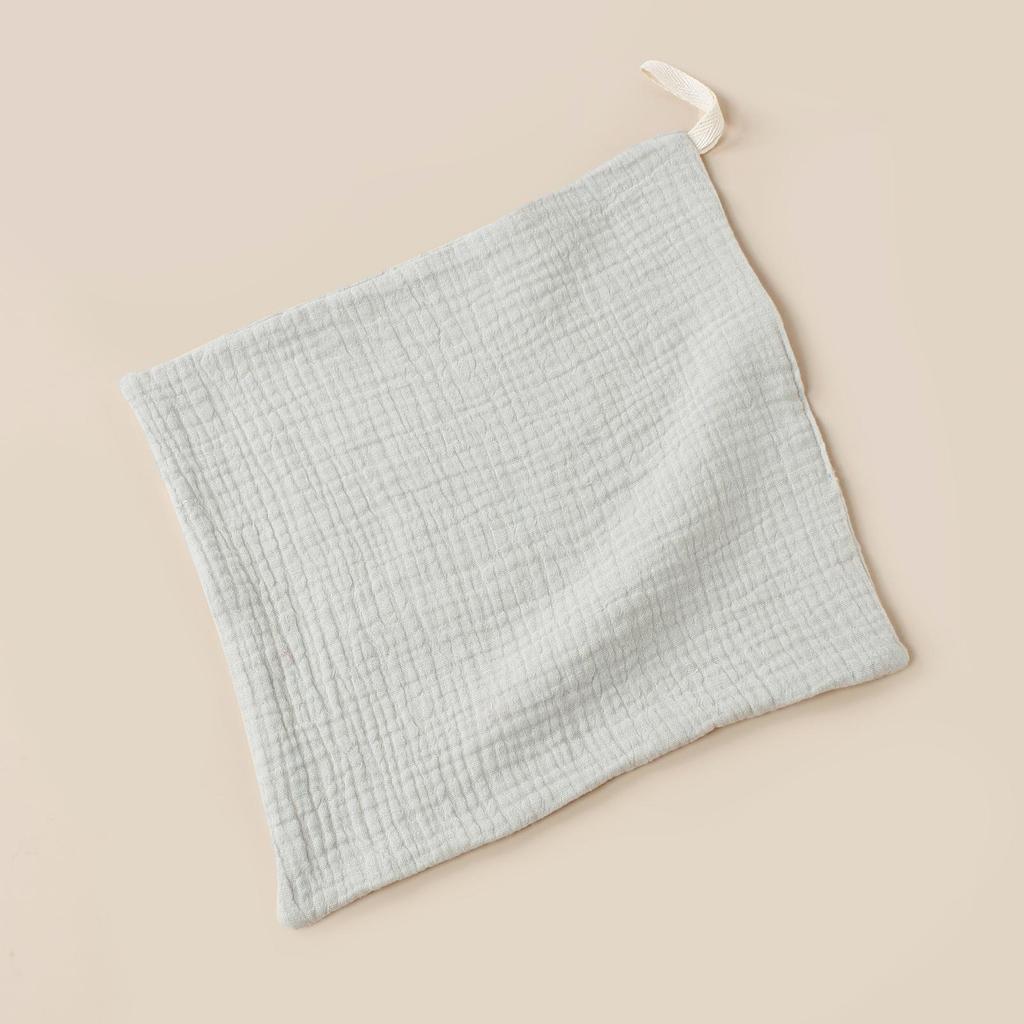 Baby Soft Cotton Muslin Handkerchief with Lanyard