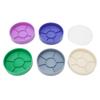 5 Layer Design Watch Parts Storage Box Colorful Compartments Round Shape Watch Tools Storage Box Portable Case Plastic Material