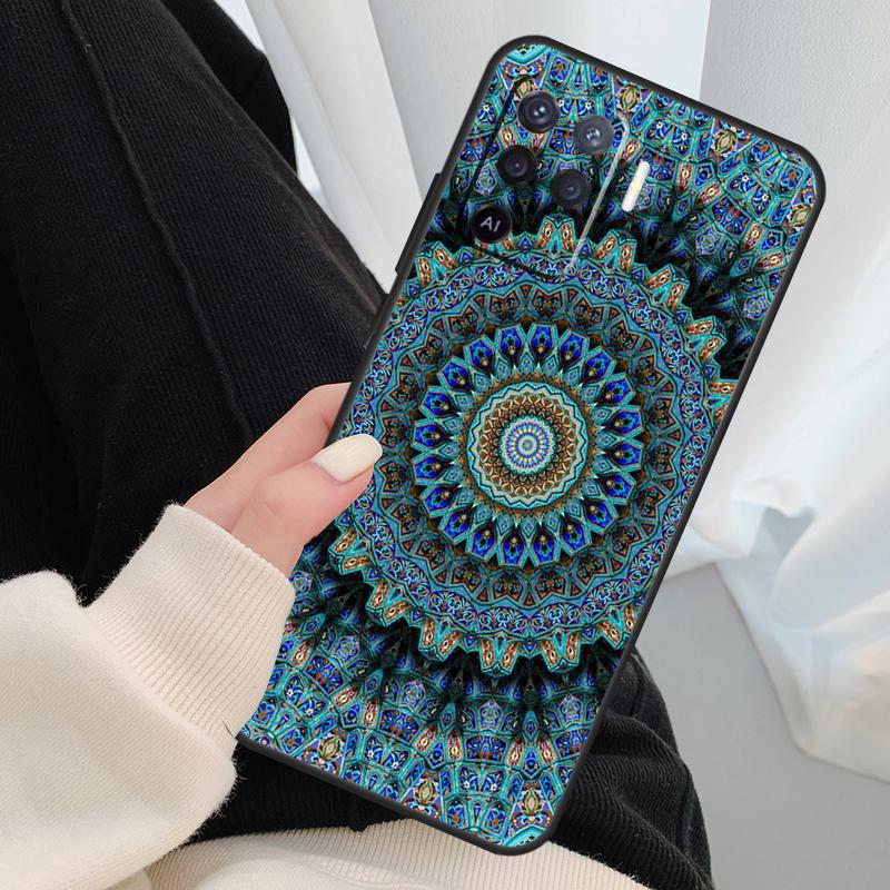 

Floral Flower Mandala Design Case For Oppo A96 A76 A16 A60 A98 A58 A78 A18 A38 A80 A40 A77 A57 A17 A74 A54 A94 A15 A5 Pro OPPO A96 4G