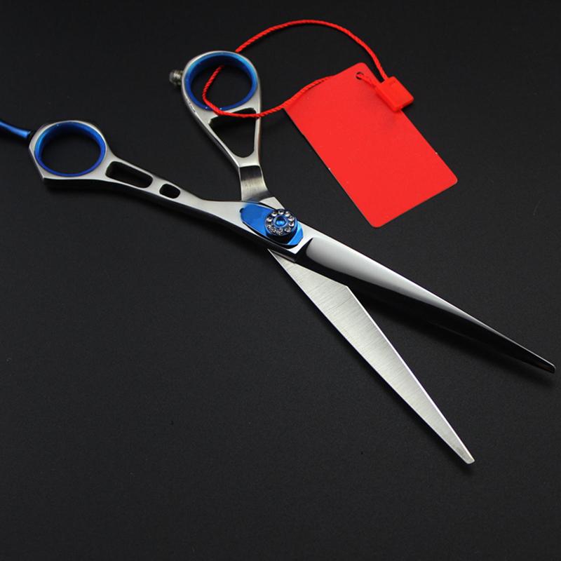 Professional Steel 7 '' Hollow Pet Dog Grooming Hair Cutting Scissors Cut Barber Haircutting Shears Hairdresser Scissors