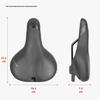 Comfort Plus Mountain Bike Saddle: Wide, Thickened with Handle and Groove