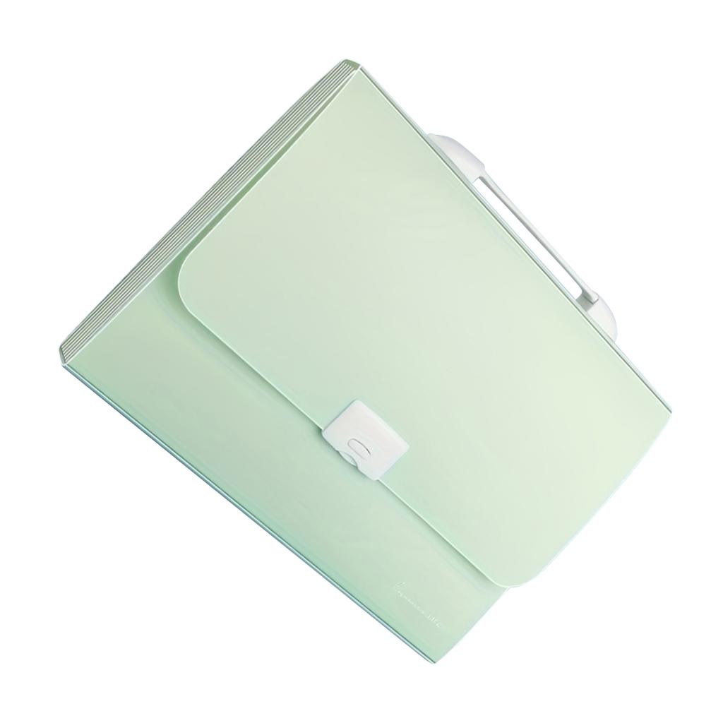 Accordian File Folder Organizer 13 Pockets Expanding File Case with Handle Waterproof Cover A4 Lette