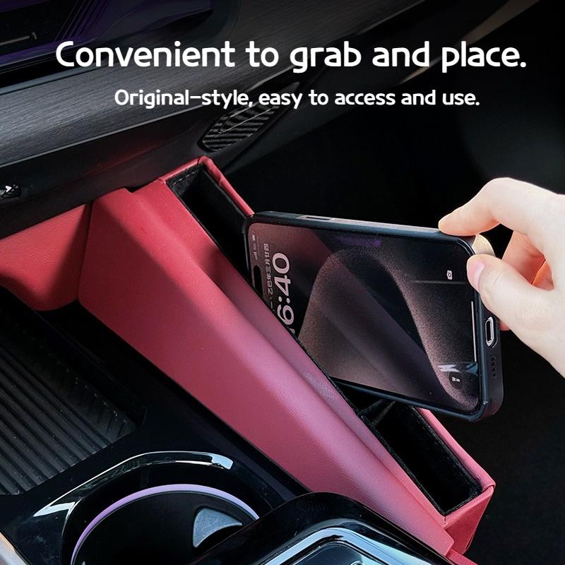 For BMW 5 Series I5 G60 2025-2026 Central Control Storage Box Seat Gap Box Interior Decoration Items Car Interior Accessories