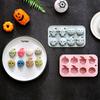 Silikonová forma na pečení dýně 3D formy na dorty Halloweenská tématika Forma na muffiny Forma na horkou čokoládu Forma na výrobu mýdla a svíček