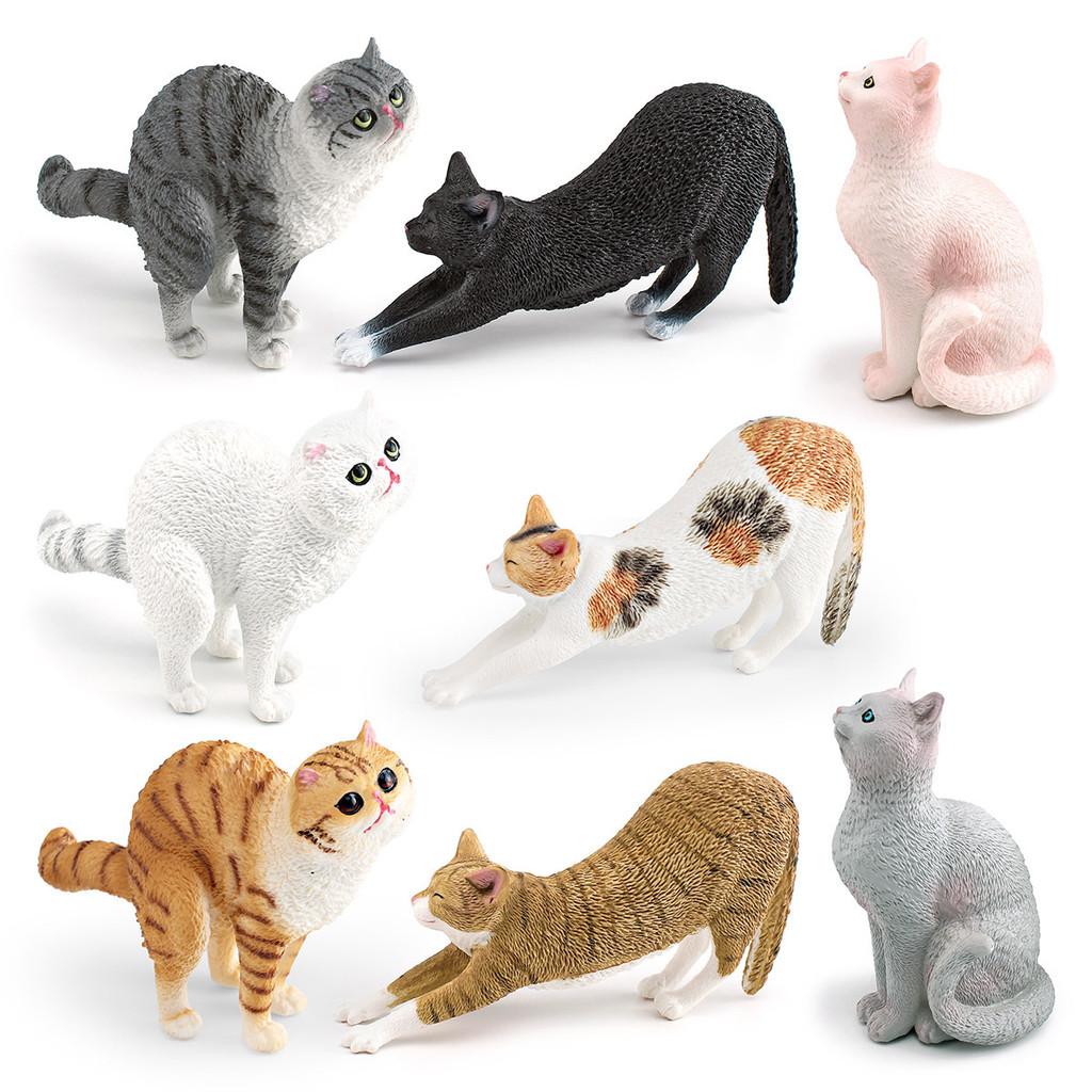 Childrens Pvc Cat Decor Figurine With Static Design For Kids Room And Collectible Display