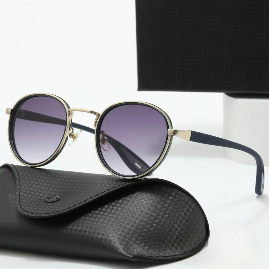 Vintage Designer Outdoor Sunglasses Men Round Fashion Plastic High Quality Sun Glasses Man Outdoor UV Protection Glasses Woman