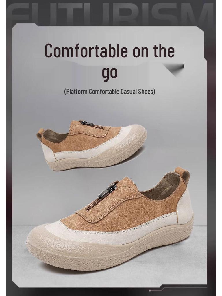 Breathable Women's Versatile Casual Shoes - Lightweight, Soft Sole, Spring/Autumn Style