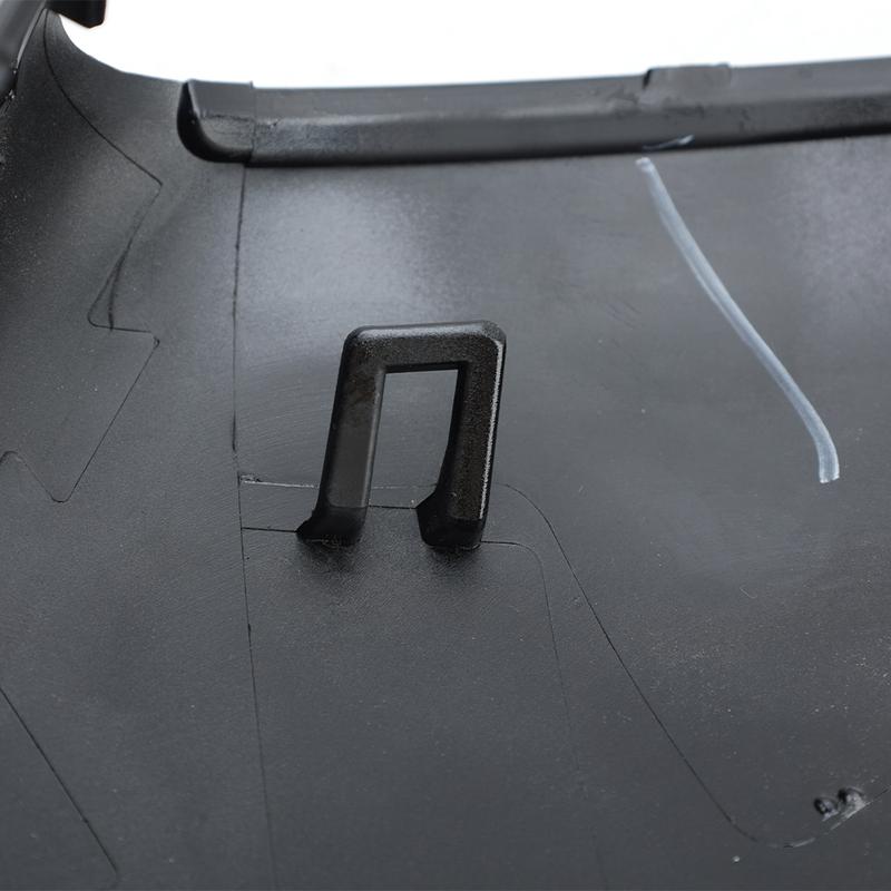 1 Pair Rearview Mirror Cover Cap For Volkswagen Golf 8 - Black With Lane Change Assist Hole Side Mirror Car Accessories
