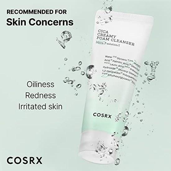 COSRX Pure Fit Cica Creamy Foam Cleanser 150ml facial wash cleansing skincare basic cosmetics