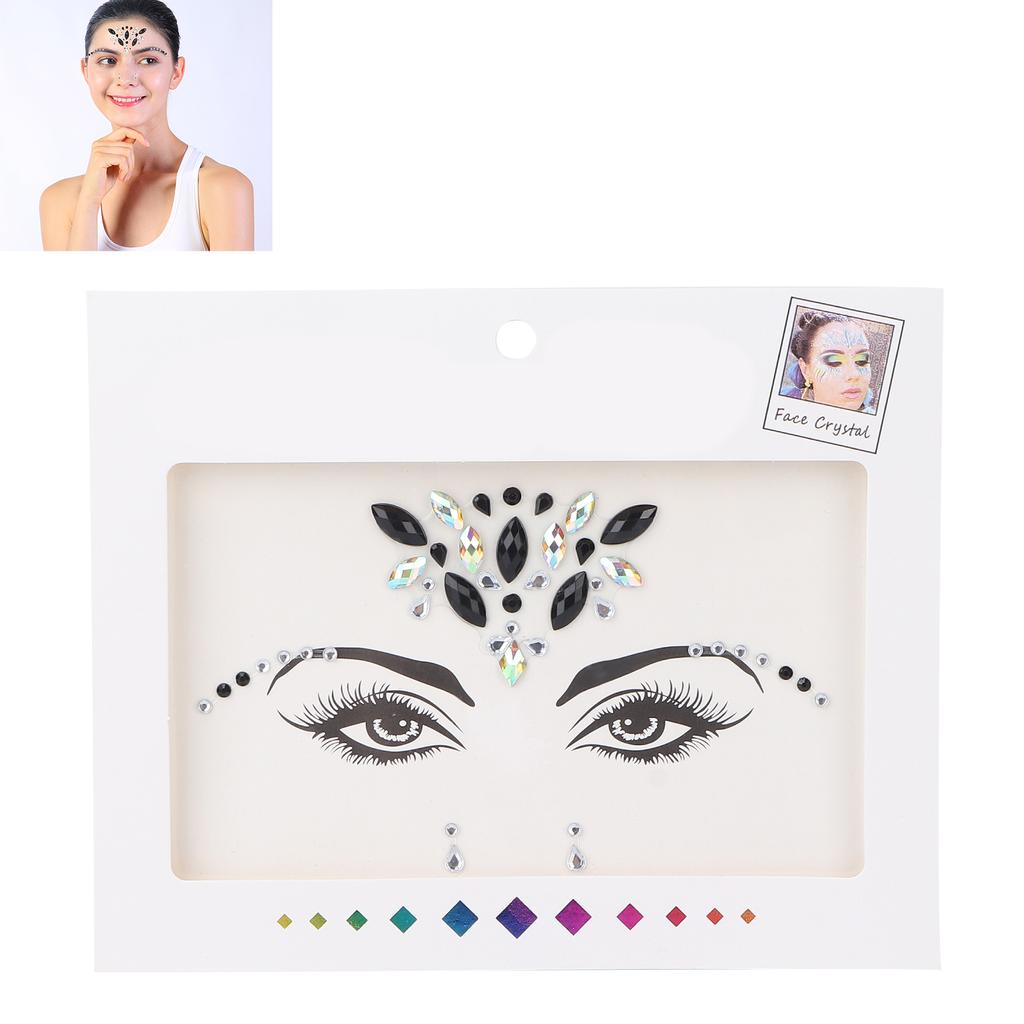 Ochi Față Strass Autocolant Sclipici Autocolante Temporare pentru Față Decorațiuni pentru Petrecere Festival