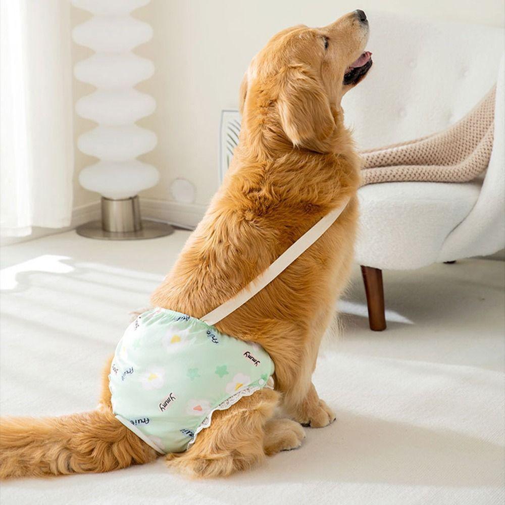 Breathable Female Pet Sanitary Panties Reusable Large Dogs Safety Diapers Medium Dogs