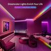 5V SMD5050 RGB Neon LED Strip With Bluetooth APP Control Music Sync for TV Bedroom Party Home Room Outdoor Decor