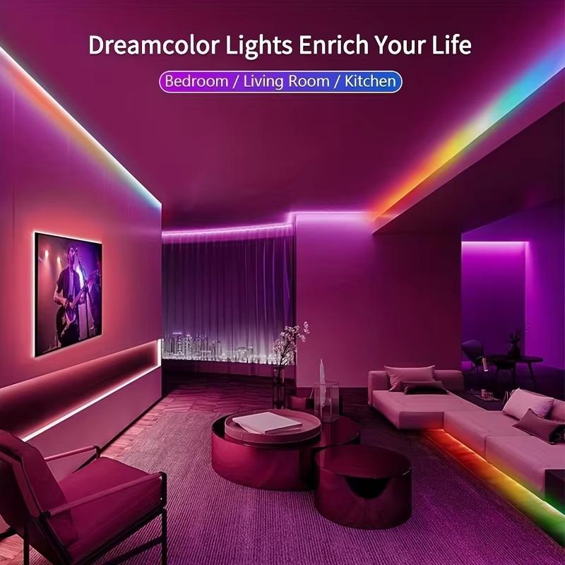 5V SMD5050 RGB Neon LED Strip With Bluetooth APP Control Music Sync for TV Bedroom Party Home Room Outdoor Decor