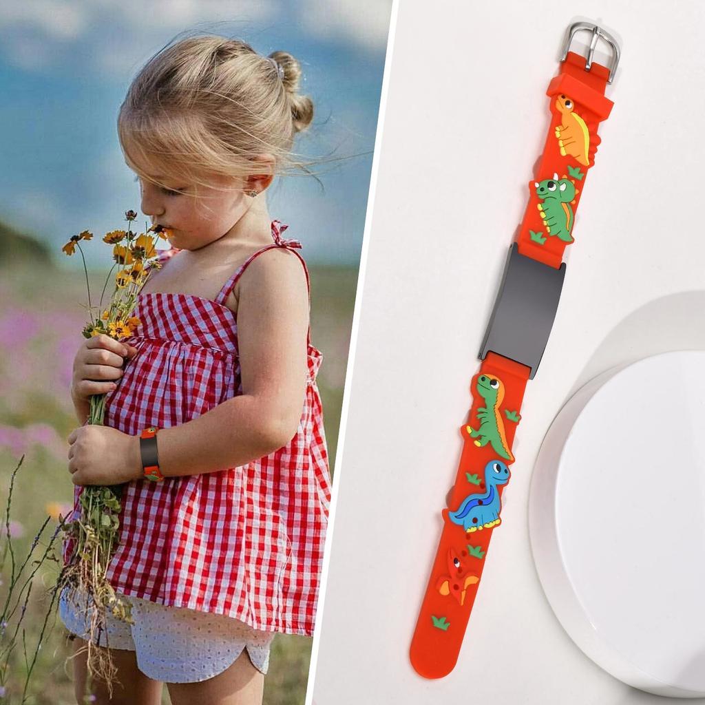 Butterfly Chain Girl Boy Bracelet Personalized Gift, Custom Name ID Silicone Wristband, Free Engrave ID Bracelet Adjustable