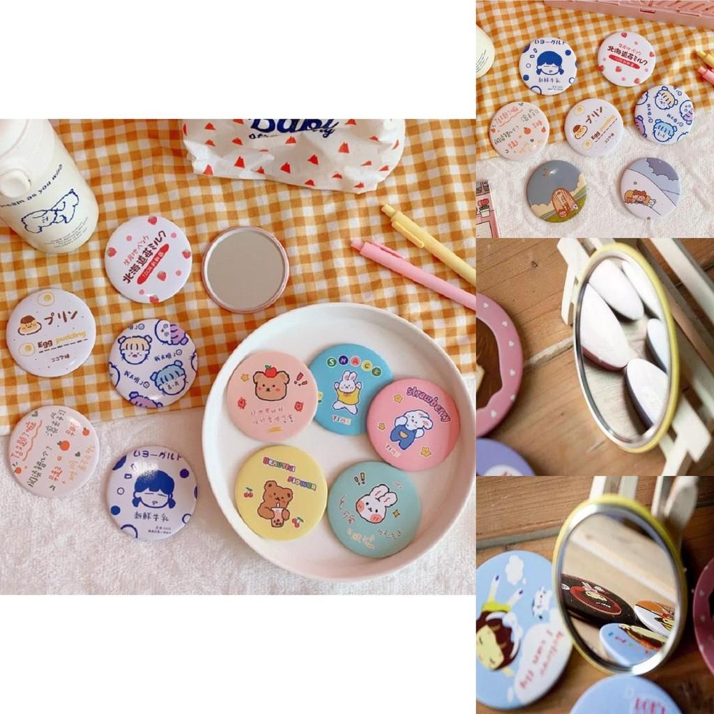 Fashion Mini Makeup Mirror Pocket Compact Cosmetic Vanity Girls Mirror