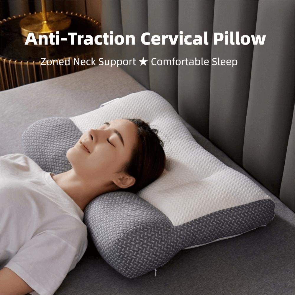 Ergonomic Cervical Spine Protection Pillow Breathable Sleep Aid Pillow  Cervical Spine Care