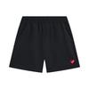 Sports Lifestyle Series Heart Straight Leg Knitted Casual Shorts Women Shorts Black AKSU626-2
