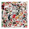 50PCS Christmas Cat Cute Stickers Graffiti Decoration Phone Case Notebook iPad Waterproof DIY Stickers