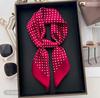 New silk scarf women's fashion versatile sense 70 square scarf neck protection scarf spring and autumn retro scarf tied bag