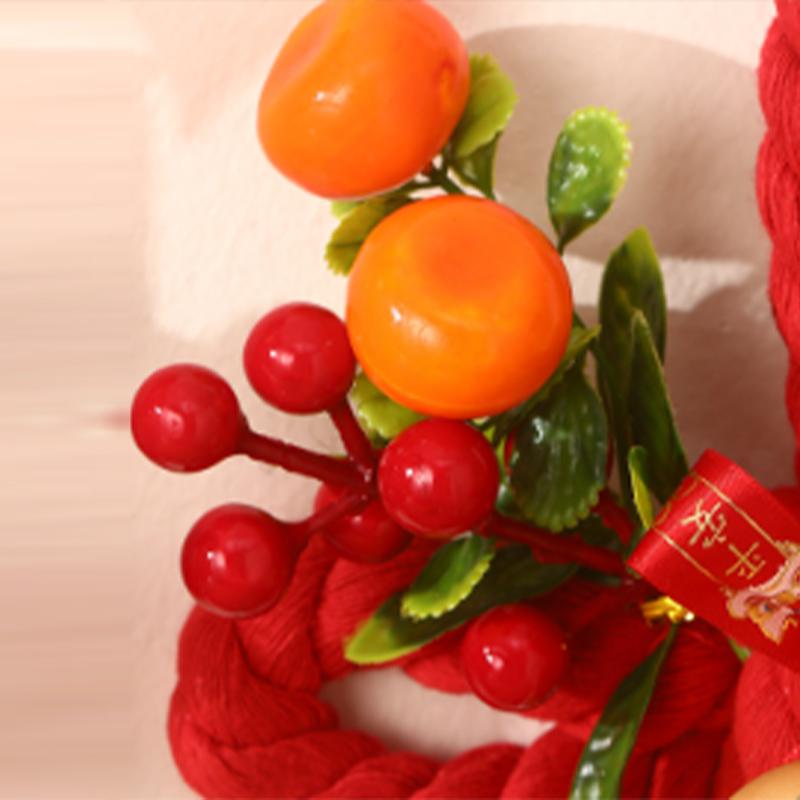 New Red Horse Pendant Auspicious Flower Pendant Living Room Porch Decoration Happy New Year Home Decoration Ornaments
