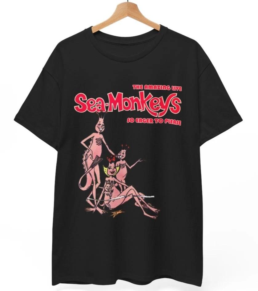 The Amazing Live Sea-Monkeys T-Shirt Stanley Desantis 90s TV Show Unisex Tee M