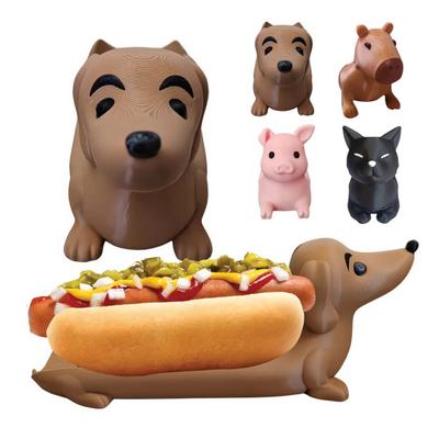 Dachshund Tray Funny Hot Dog Dish Creative Shape Easy To Clean Hot