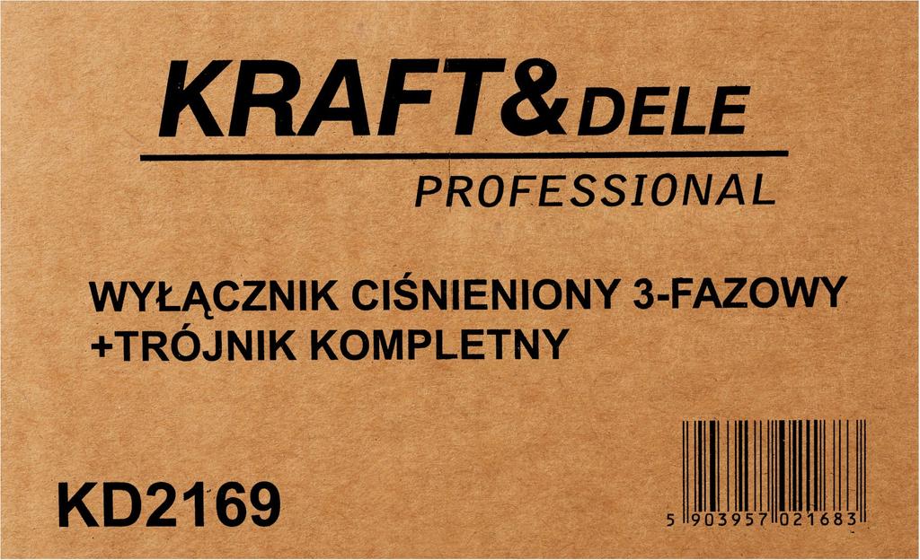 3-phase pressure switch + tee KD2169
