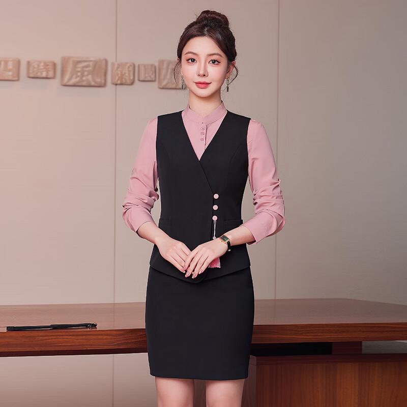Women s Hotel Service Vest Uniform Set 2XL