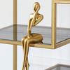 Luxury Abstract Sitting Figure Ornament for TV Cabinet or Bookshelf