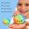 Colorful Dumpling Toy Squishes Stress Balls Reusable Low Rebound Decompression Toys Dough Ball Unique Home Decoration Gifts