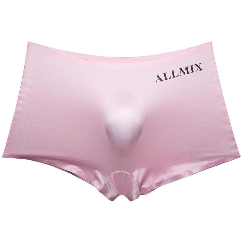 3D konvexen Sack Sexy Brief transluzenten Eis Seide dünne Herren Höschen Boxershorts Kopf