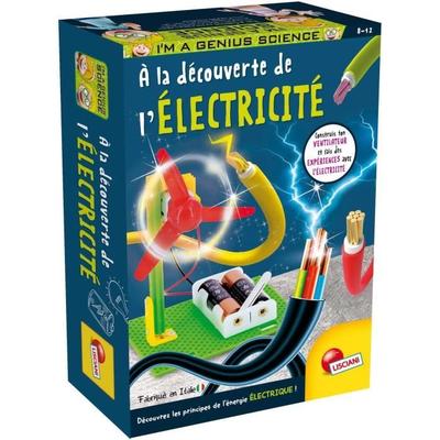 Entdeckung der Elektrizität - Wissenschafts-Kit - I'M A GENIUS POCKET - Sichere Komponenten