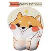 Cartoon Cute Girl 3D Silicone Mouse Pad with Wrist Rest for Office & Esports