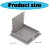 Memo Pad Organizer Sticky Note Holder with Stencil Post Note Holder Desk Organizer for Dorm Room and Office