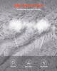 SucceBuy Pufa Krzesło Rozkładane Krzesło Konwertowalne z Pufy na Leżankę lub Materac Ogromna Pufa Krzesło Łóżko dla Dorosłych Salon