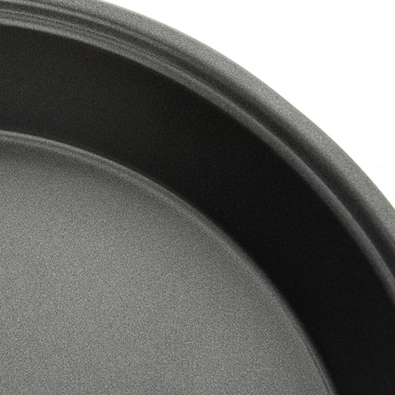 6/7/8/9/10 Inch Round Pizza Mould Plate Pizza Pan Deep Dish Tray Carbon Steel Non-stick Mold Baking Oven Tool Baking Mould Tray