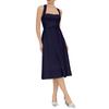 Trendy Women's Square Neck Spaghetti Strap Cami Dress - Sleeveless Color Fitted Waist Summer Casual Dress for Women 20
