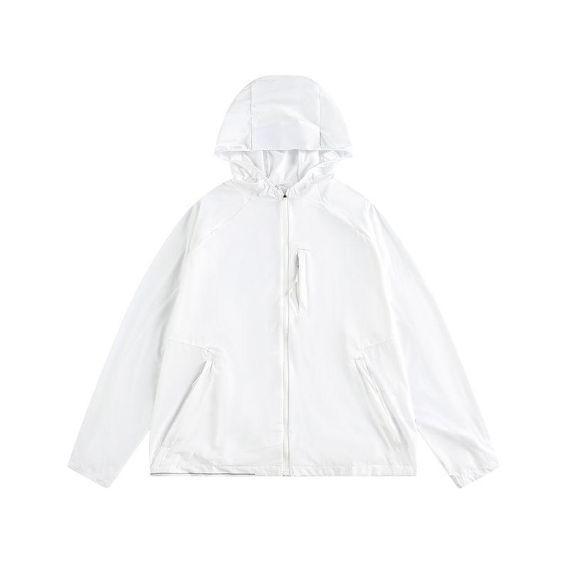 

Men s American-Style Upf100+ Quick-Drying Zip-Up Sun Protection Clothing for Men and Women 2025 Summer Uv Protection Sun Protection Jacket White 2XL