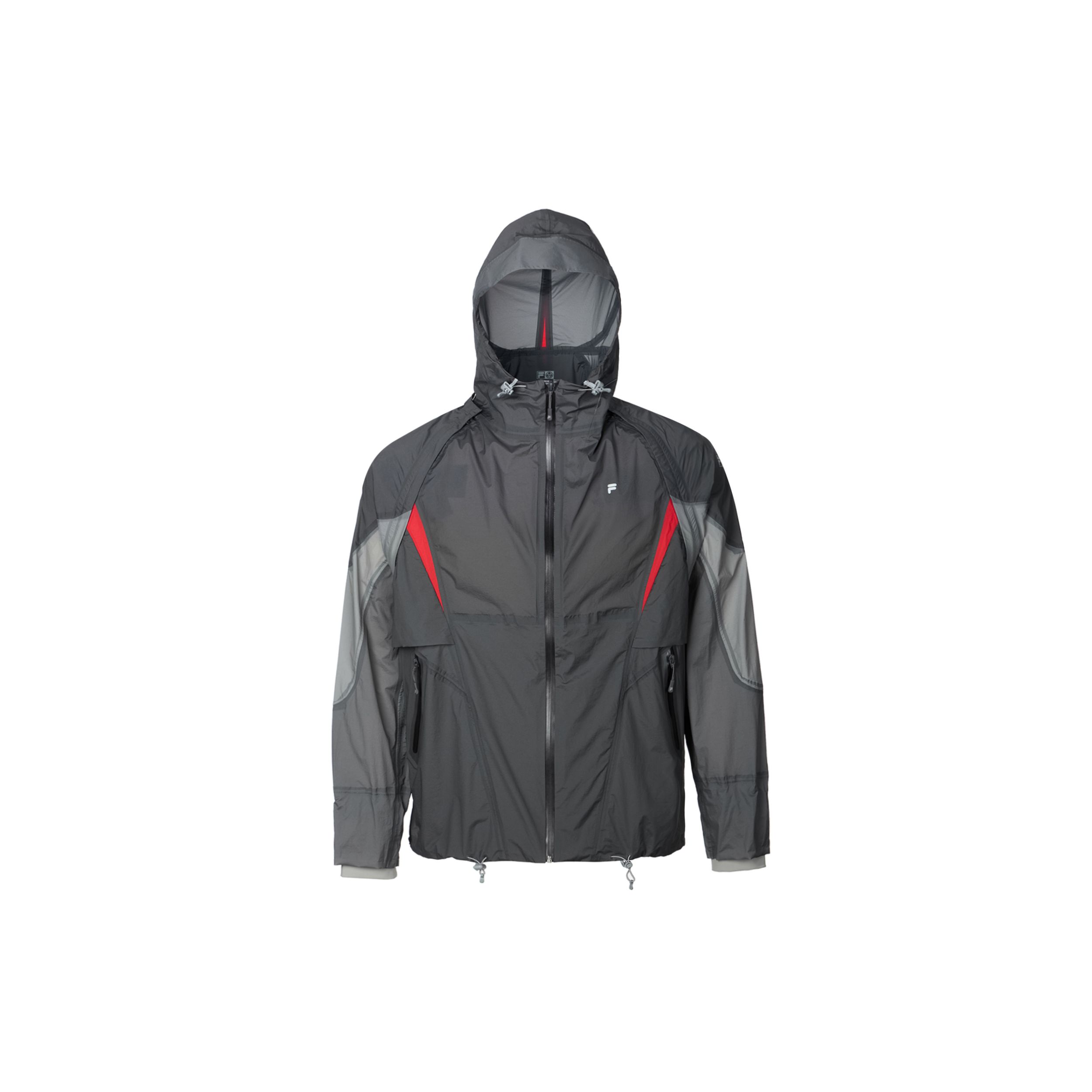 

FILA Slam Jam Redefined трансформируемая ветровка свободного кроя с капюшоном и длинным рукавом, мужские куртки серого цвета FAU0084-83100 L